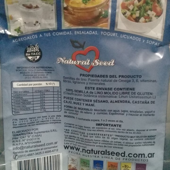 photo of Natural Seed Semillas de Lino Molido shared by @nanni696 on  11 May 2021 - review