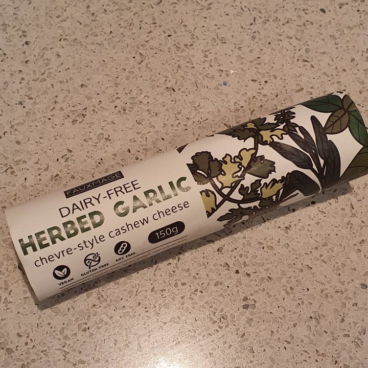 photo of Fauxmage Herbed Garlic Chèvre-Style Cashew Cheese shared by @aaronjooste on  30 May 2021 - review
