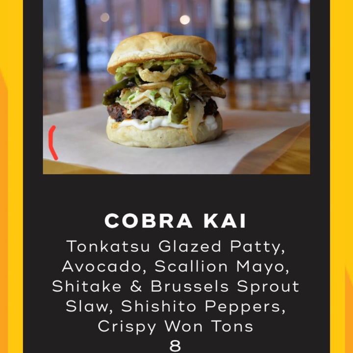 photo of Dirt Burger Cobra Kai shared by @oddish on  14 May 2021 - review