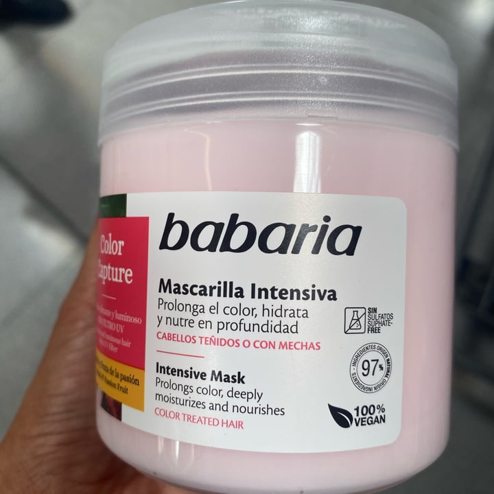 photo of Babaria Bio  Mascarilla intensiva Color shared by @danielarojas on  04 May 2022 - review
