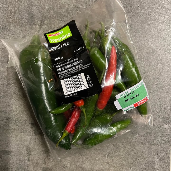 photo of Spar freshline Chillies shared by @ftc on  18 Apr 2022 - review