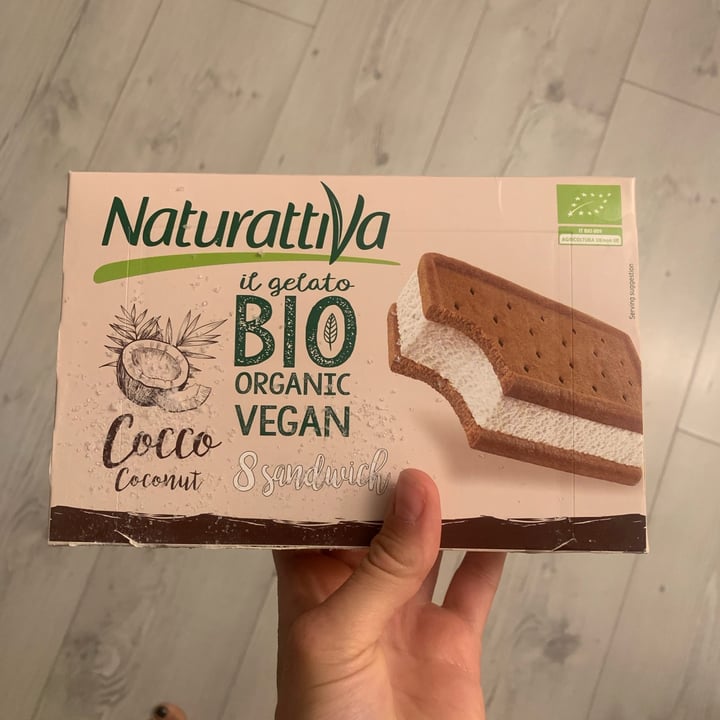 photo of Naturattiva Coconut Sandwich shared by @virginiapatafi on  29 Apr 2022 - review