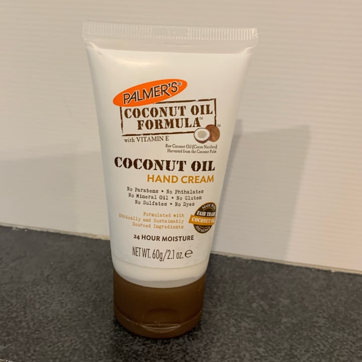 photo of Palmer's Coconut hand cream shared by @georgeshayek on  30 Sep 2021 - review