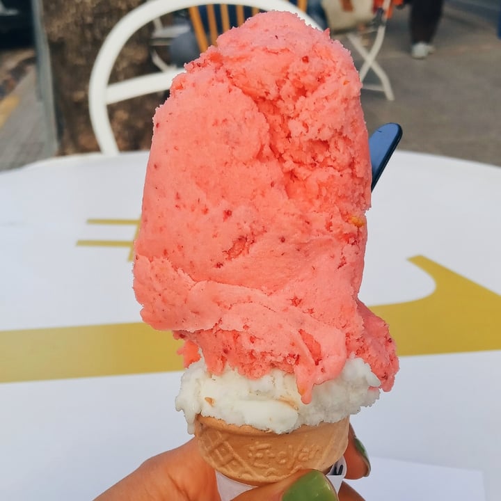 photo of Lucciano's Helado De Frutilla Y Naranja shared by @belvegan on  27 Aug 2021 - review