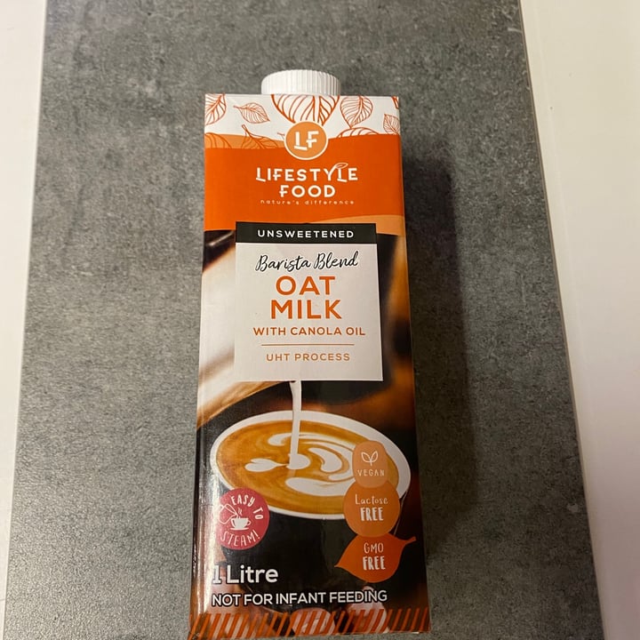 photo of Lifestyle Food Unsweetened Barista Blend Oat Milk shared by @ftc on  27 Aug 2021 - review