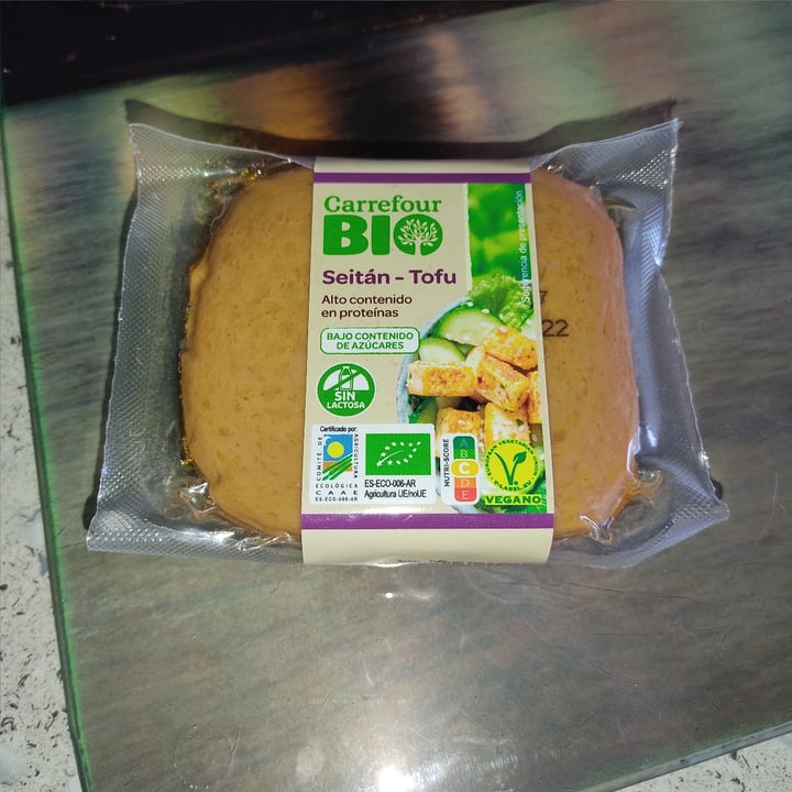 photo of Carrefour Bio Seitan-tofu shared by @anniev on  10 Oct 2021 - review