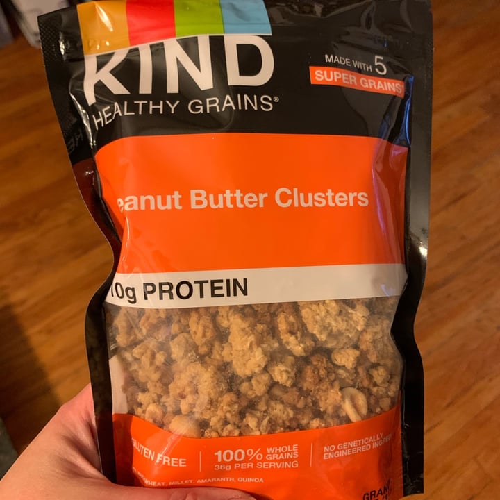 photo of KIND Peanut butter clusters shared by @keeponveganon on  18 Feb 2021 - review