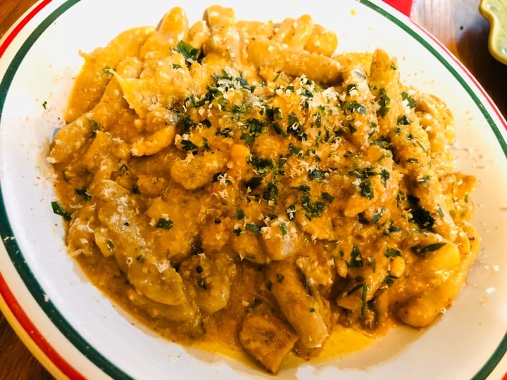 review photo of Barefood Bangkok ; Bangkok Vegan NutCheese Mushrooms Porcini Saurce Pasta shared by @thitiya on 16 Nov 2019 - review