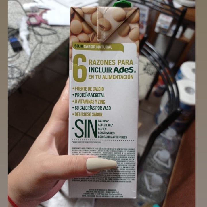 photo of Ades Leche de Soja sabor Natural shared by @rulos on  26 Mar 2021 - review