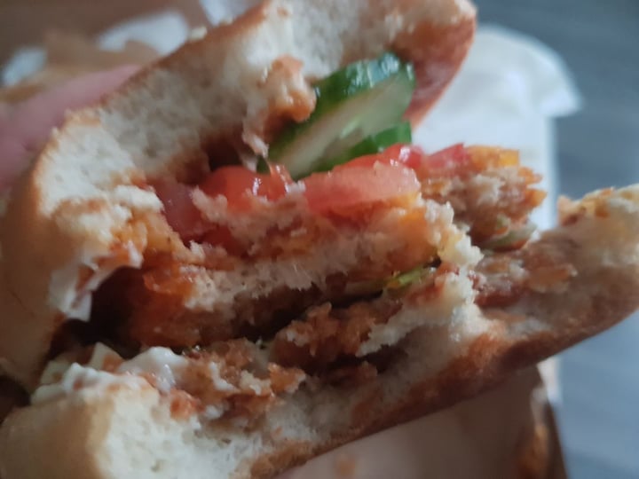 photo of Freaking Vegan No Chickn Burger shared by @pat123 on  01 Apr 2020 - review