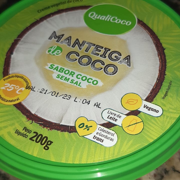 review photo of Qualicoco Manteiga de coco shared by @ednamoreira on 15 Oct 2022 - review