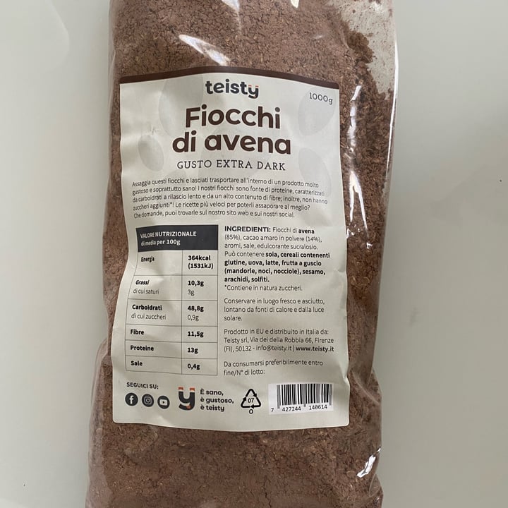 photo of teisty Fiocchi Di Avena Baby Extra Dark shared by @loredanadeblasio on  07 Mar 2022 - review