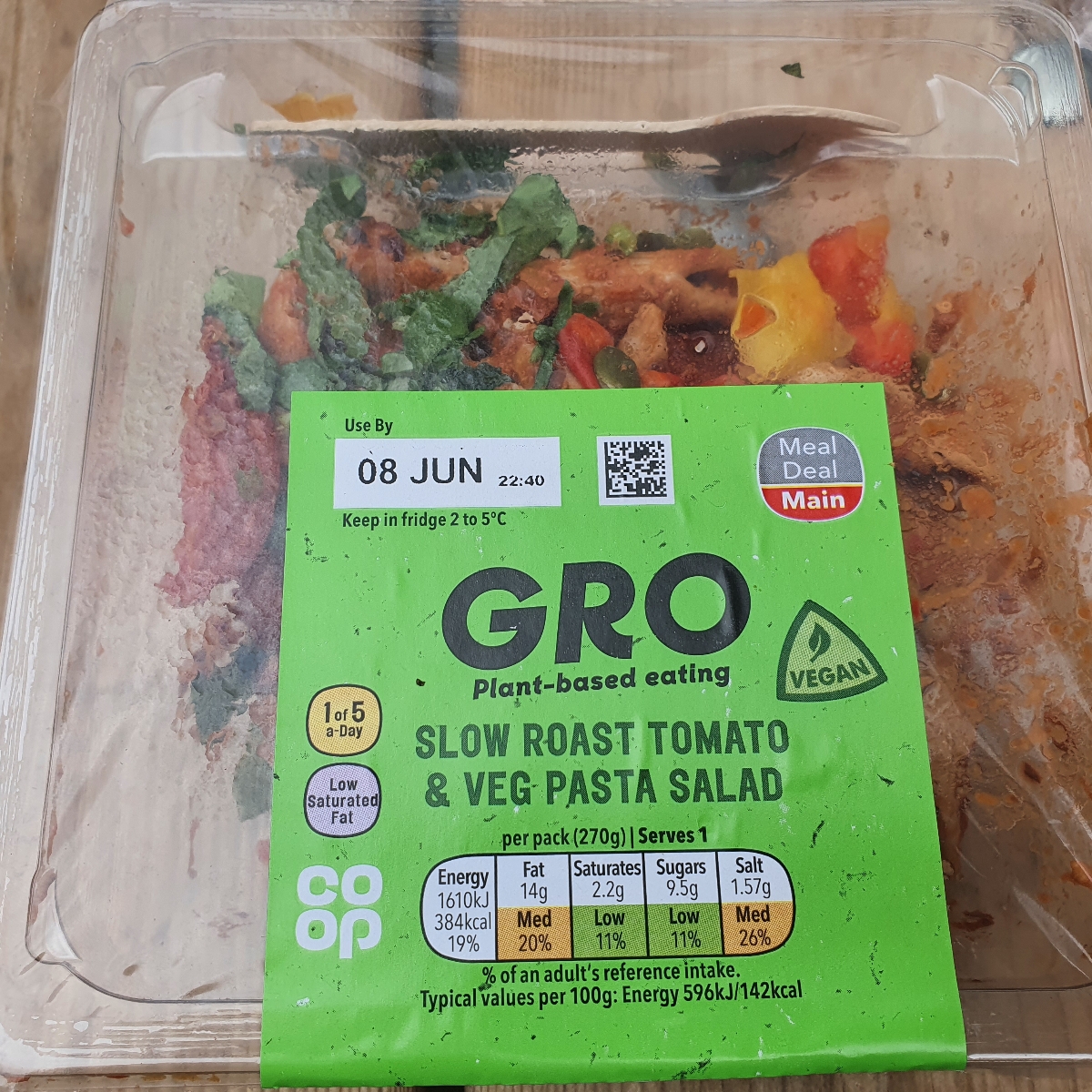 GRO Slow roast tomato & veg pasta salad Reviews | abillion