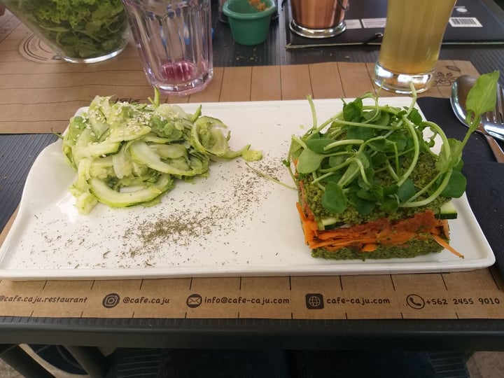 review photo of Café Cajú - Bakery & Restaurant - 100% Plant Based - Vegan Dúo Italia Crudi shared by @valeska on 16 Dec 2019 - review