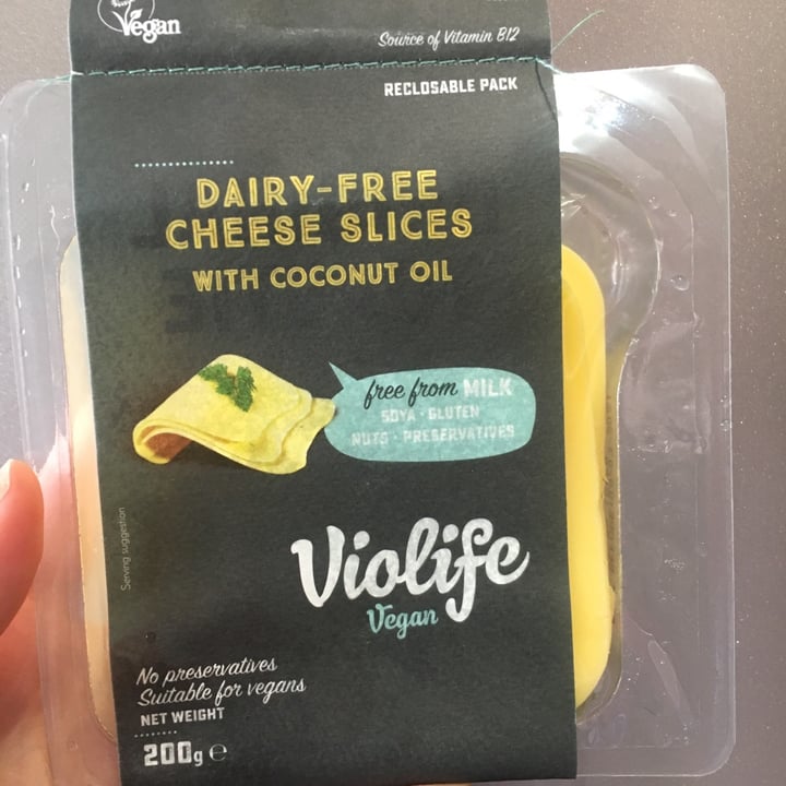 photo of Violife Original Flavor Cheese Slices shared by @veggiestephie on  28 Dec 2020 - review