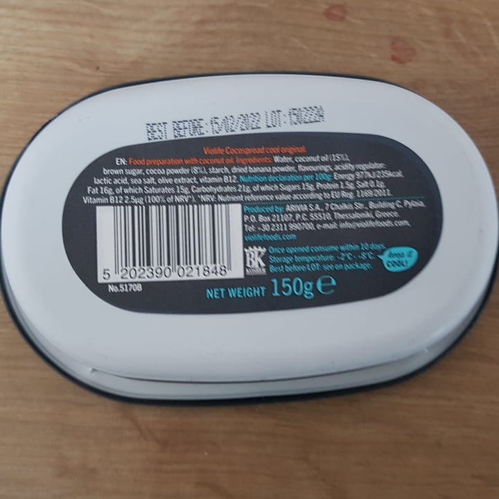 review photo of Violife Cocospread shared by @immy on 26 May 2021 - review