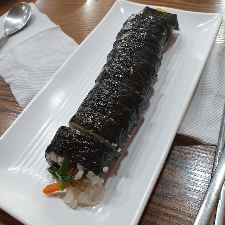 review photo of Maru JaYeonSik Kimbap Fried Tofu Kimbab shared by @gogoveggie on 13 Feb 2021 - review