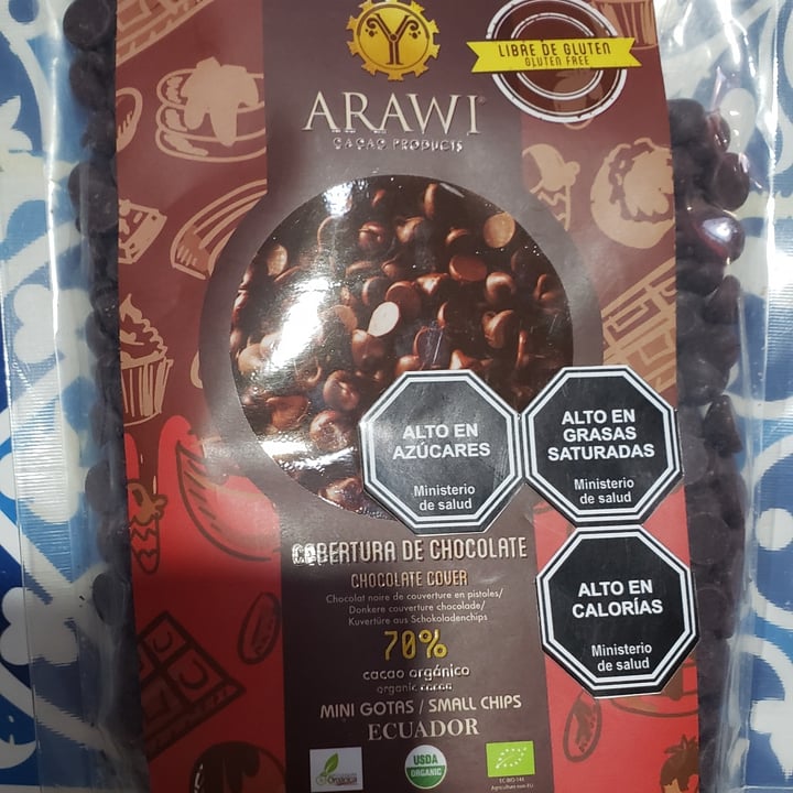 photo of ARAWI Chispas de chocolate Grandes ( 70 % ) shared by @sotonarbona on  27 Jul 2021 - review