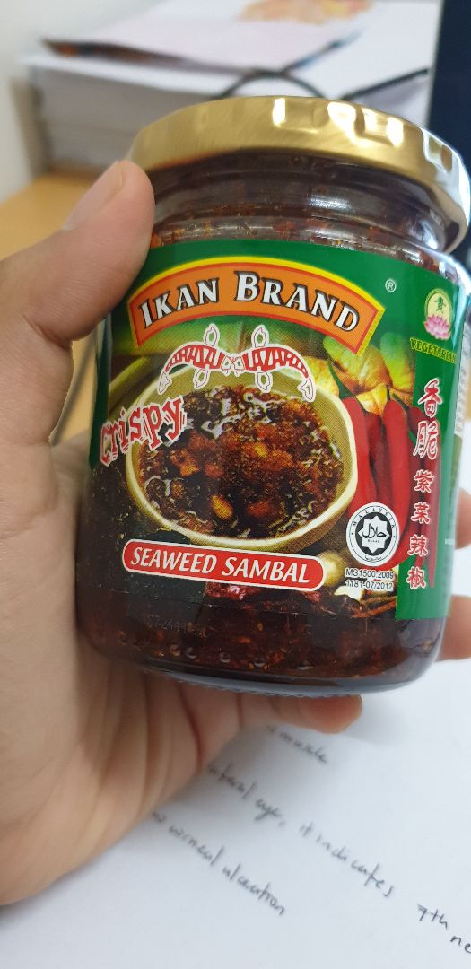 photo of Ikan brand Seaweed Sambal shared by @sinthuvinee on  23 Jun 2019 - review