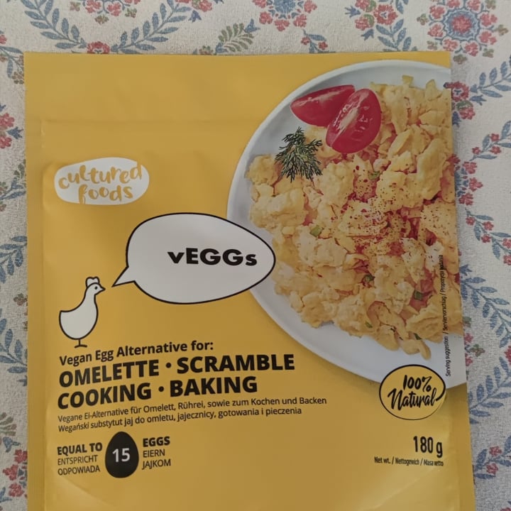 photo of Cultured Foods Vegan Egg Alternative For Omelette, Scramble, Cooking, Baking shared by @noema96 on  07 Aug 2022 - review