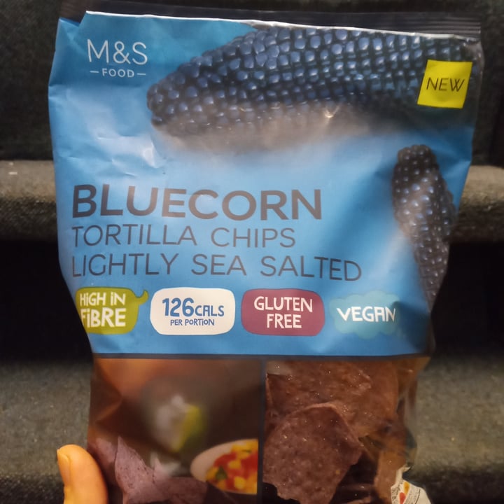 review photo of Marks & Spencer Food (M&S) Blue corn tortilla chips shared by @jadag on 19 Jun 2021 - review