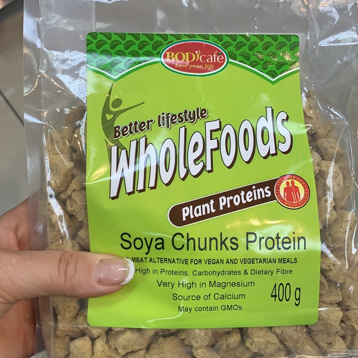 photo of Bodicafe Protein Soya Chunks shared by @lovelyvegan on  13 Oct 2021 - review