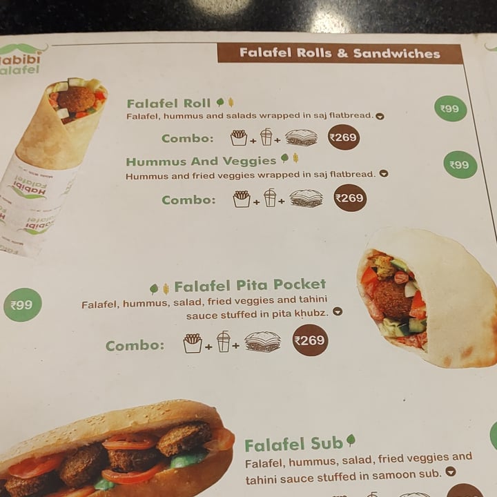 photo of Habibi Falafel Falafel Roll shared by @lol1409 on  20 Dec 2021 - review