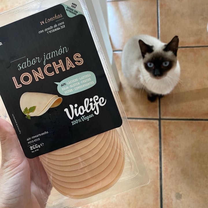photo of Violife Lonchas sabor Jamón shared by @crisveganqueen on  17 Feb 2021 - review