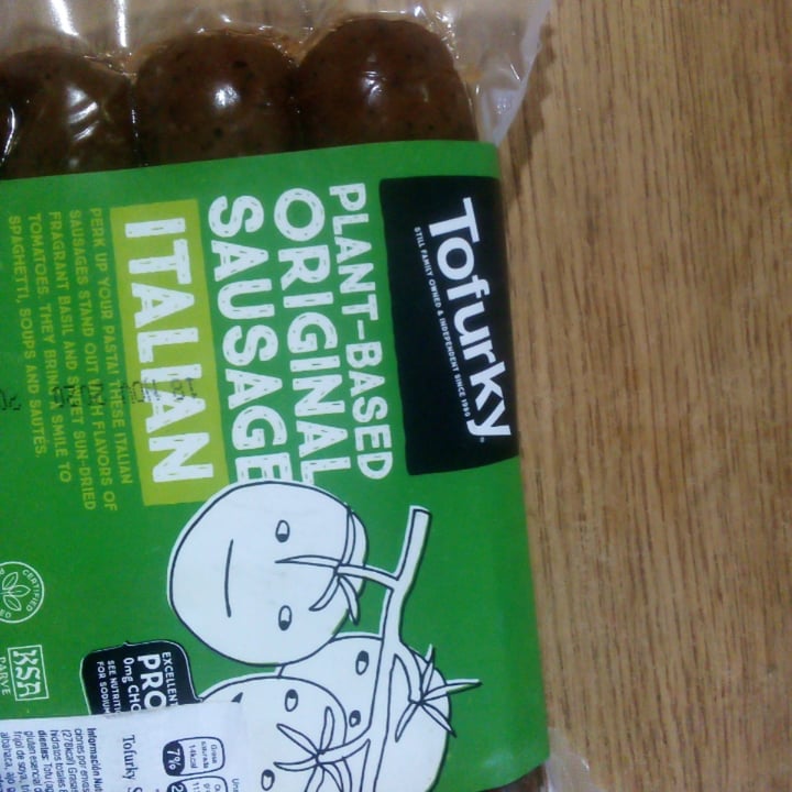 photo of Tofurky Plant-based Sausages Italian shared by @salemsantos on  05 Oct 2020 - review