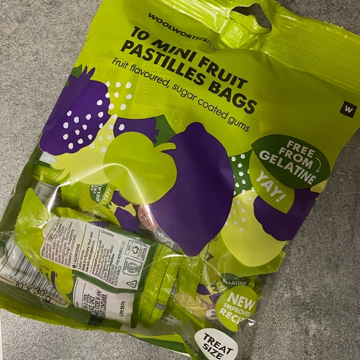 photo of Woolworths Food Mini fruit pastilles shared by @ftc on  28 Aug 2021 - review
