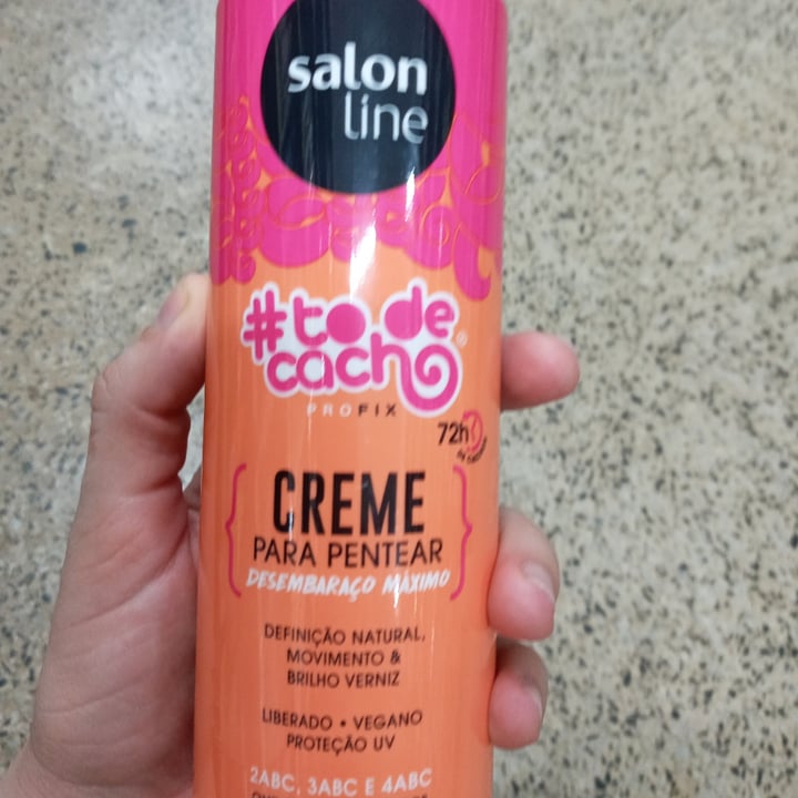 photo of Salon line Creme para pentear desembaraço maximo shared by @analuciaoeiras on  07 Jun 2022 - review