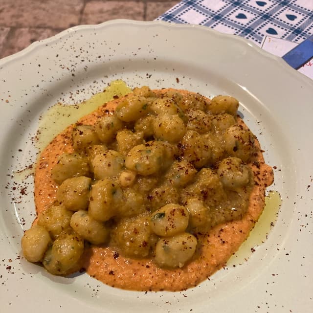 Photo of the dish “Gnocchi ai 3 peperoni”