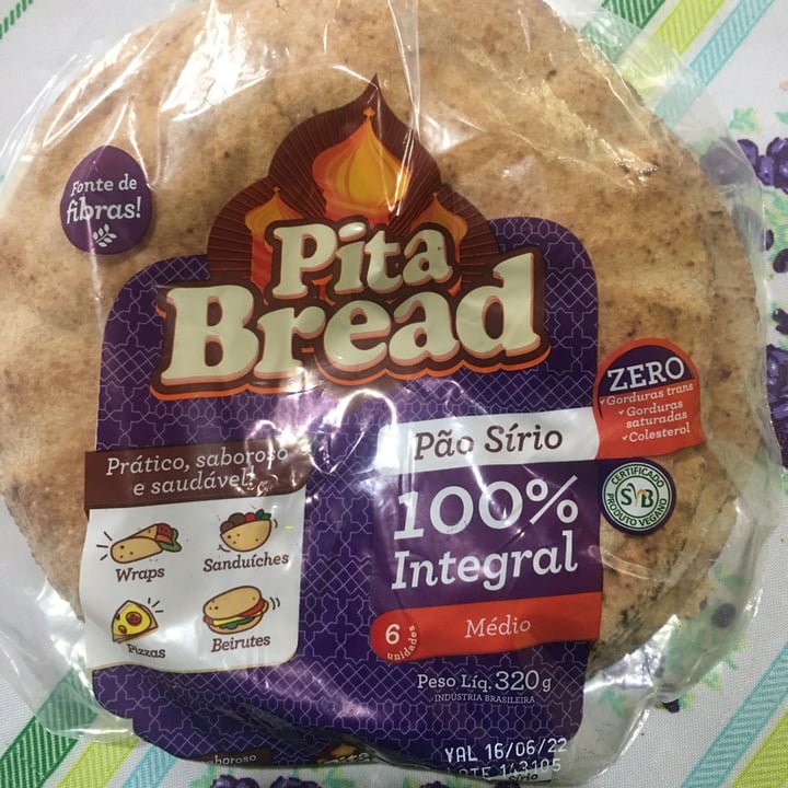 photo of Pita Bread Pão Sírio Pita Bread shared by @irisjfl on  01 Jul 2022 - review