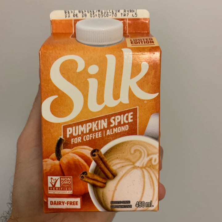 photo of Silk pumpkin spice almond for coffee shared by @louisg on  21 Oct 2022 - review