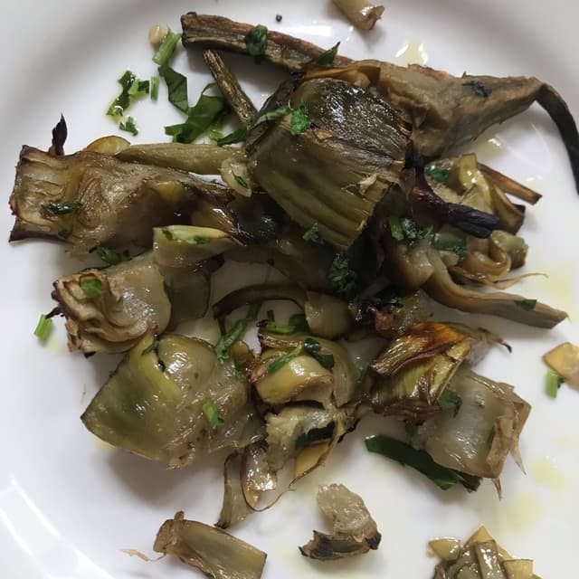 Foto del piatto “Carciofi in padella”