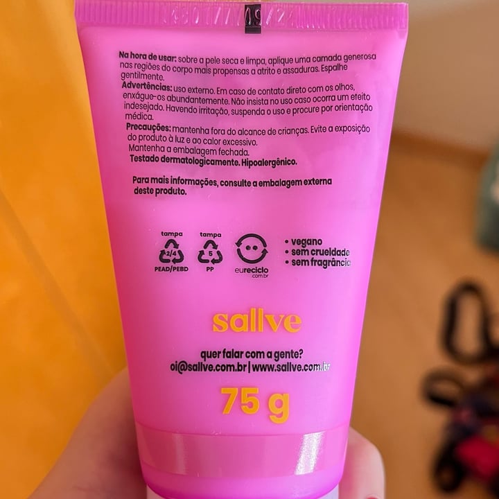 review photo of Sallve Hidratante antiatrito shared by @biacmuller on 07 May 2022 - review