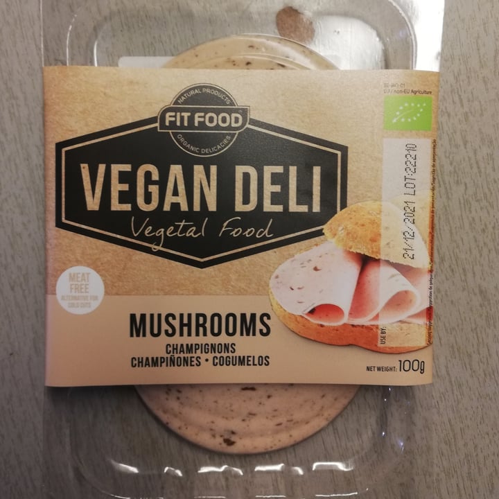 photo of Vegan Deli Vegan Cold Cuts Mushrooms Slices shared by @angelik2211 on  05 Sep 2021 - review
