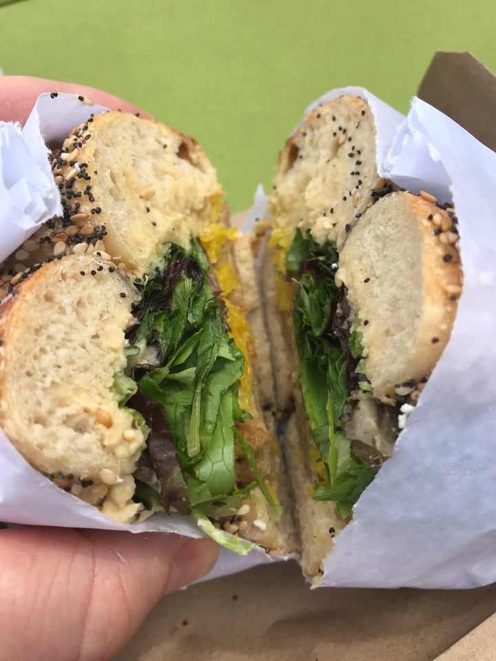 review photo of Levend Bagelry Happy Cow Bagel shared by @tj23 on 10 Aug 2019 - review