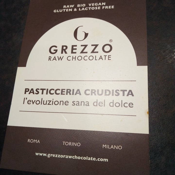 photo of Grezzo Raw Chocolate - Piazza Mattei Gelato Vegan shared by @walkabout-veg on  01 Oct 2021 - review