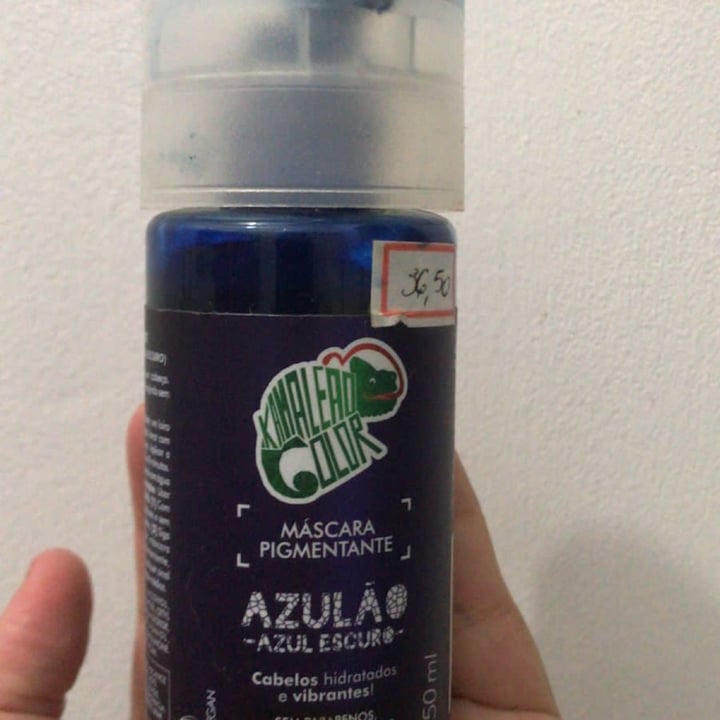review photo of Kamaleão Color Máscara pigmentante azulão shared by @janainaribeiro on 06 May 2022 - review