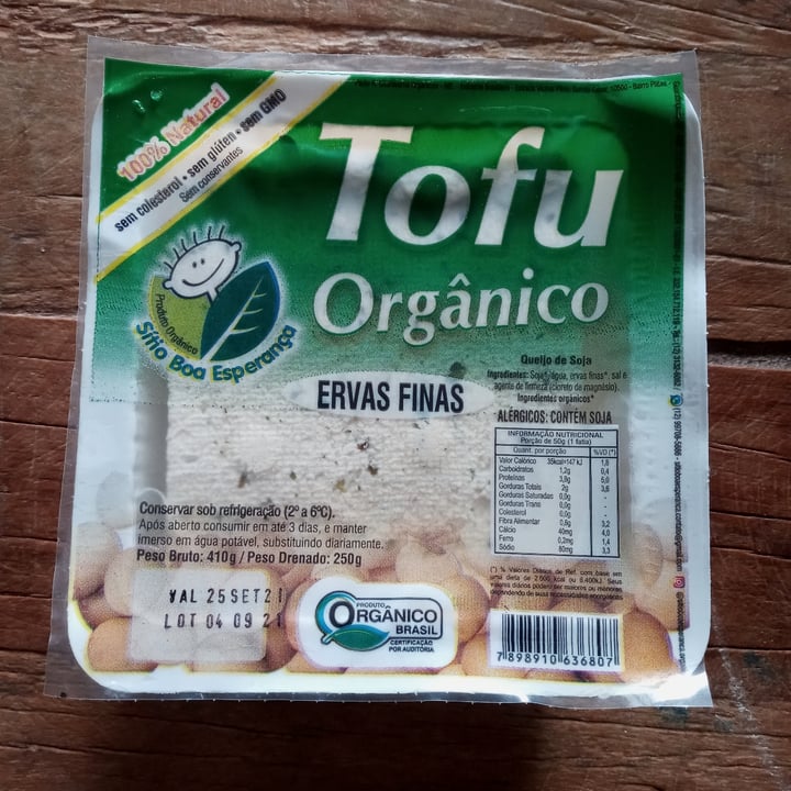 photo of Sitio boa esperança Tofu Orgânico Ervas Finas shared by @luluca on  09 Sep 2021 - review