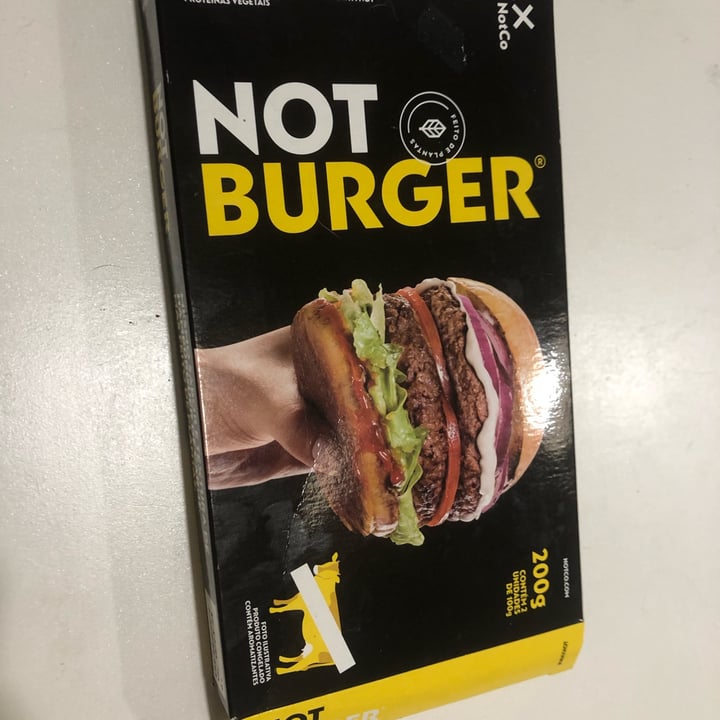 photo of NotCo not burguer shared by @luizas on  15 Oct 2022 - review