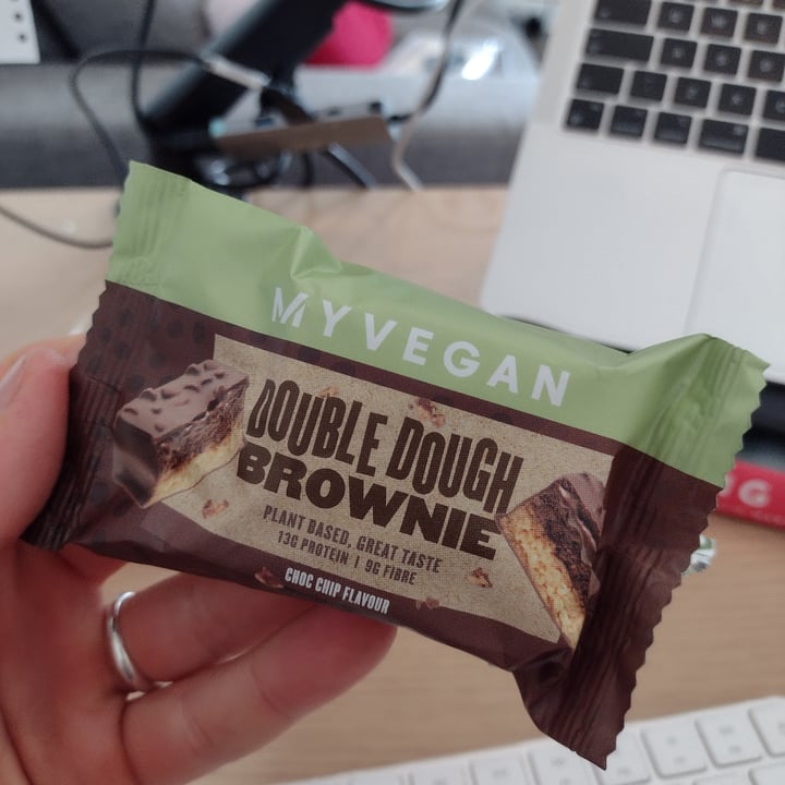 photo of MYVEGAN Double Dough Brownie shared by @thedappervegan on  17 Feb 2022 - review