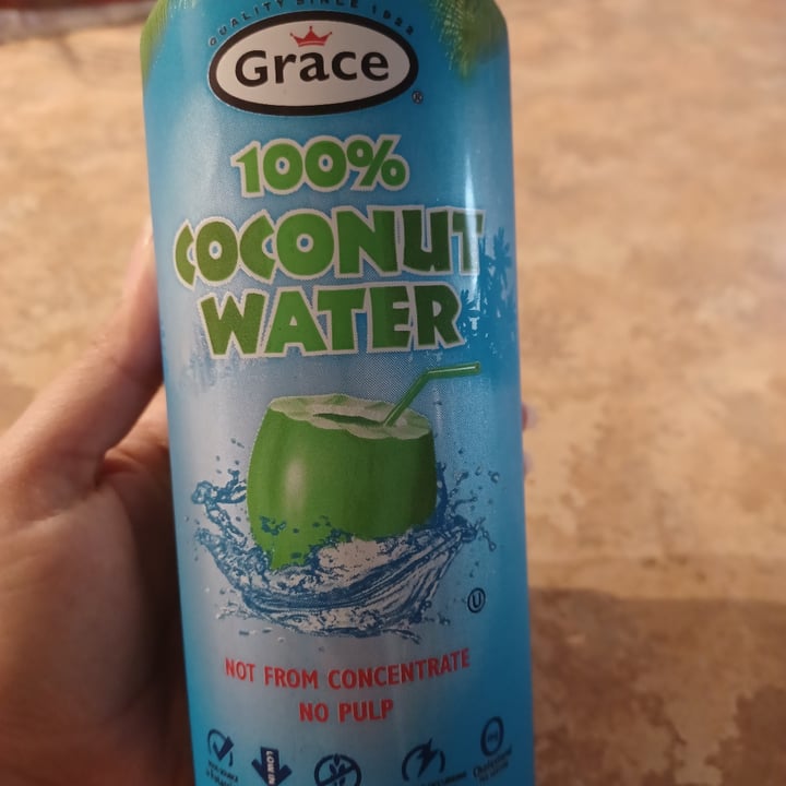 photo of Grace 100% Coconut Water shared by @fpalazzo on  26 Apr 2022 - review