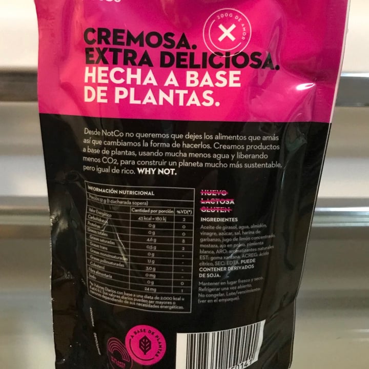 review photo of NotCo Not Mayo Original - Doypack shared by @lunastoler on 08 Jun 2021 - review