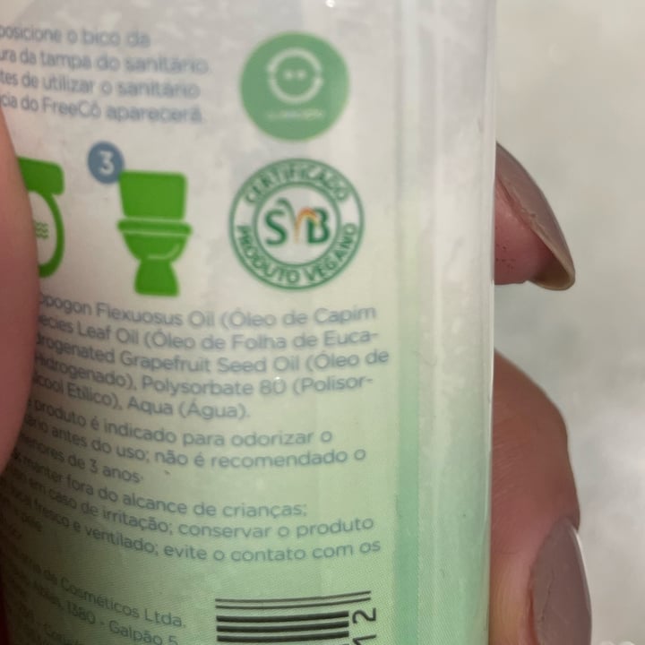 photo of FreeCo Odorizador sanitário - original shared by @manueladuartesimao on  23 Apr 2022 - review