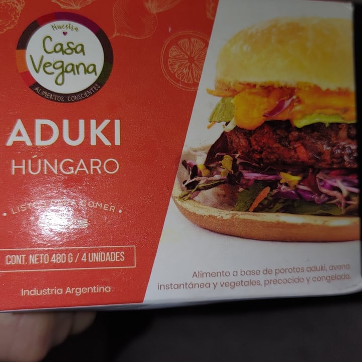 photo of Casa Vegana Hamburguesas de aduki húngaro shared by @cilvivian on  21 Mar 2022 - review