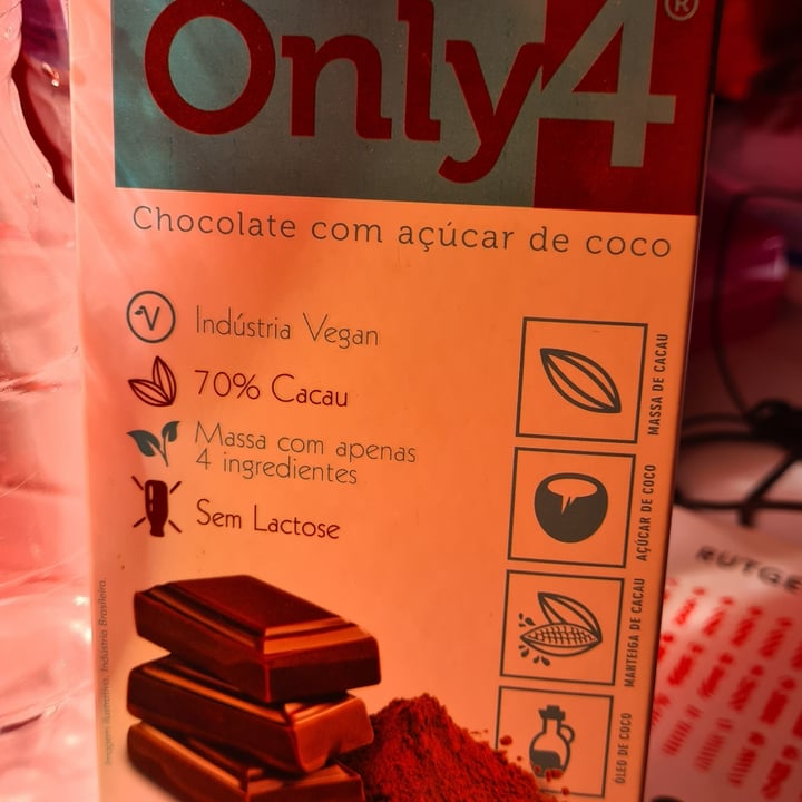 review photo of Only4 Chocolate com açucar de coco shared by @alessandrafleury on 27 Apr 2022 - review