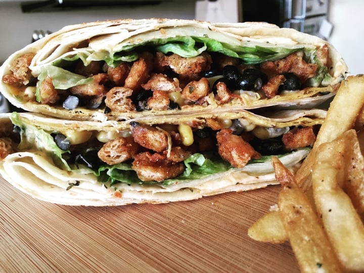 photo of Wayward Vegan Cafe Albuquerque crunch wrap shared by @veganjessica on  31 Mar 2020 - review