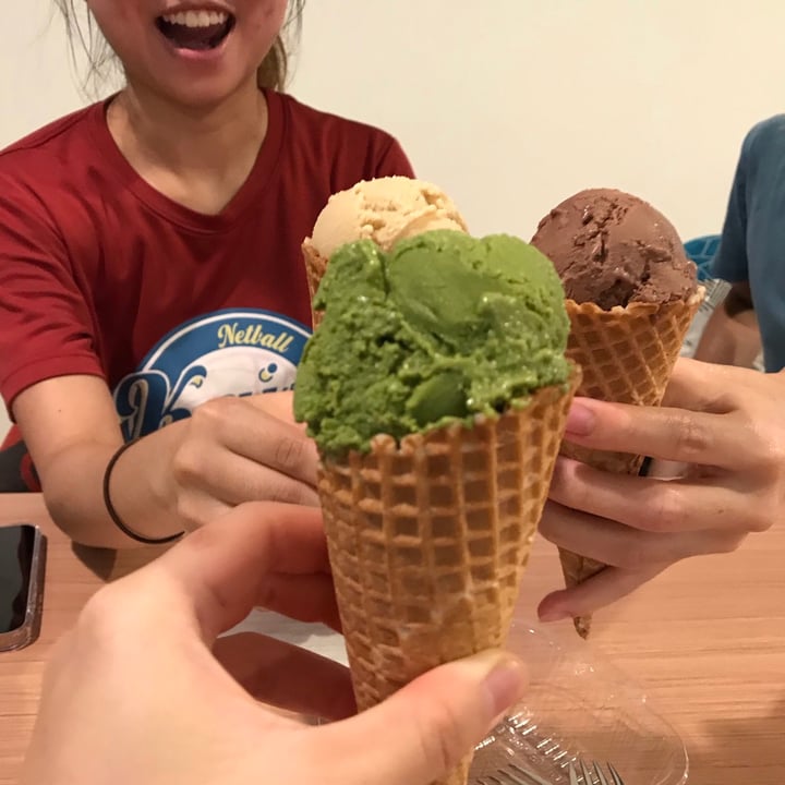 photo of SASCO@Khatib Kyoto-Uji Matcha ice cream (cone) shared by @opheeeliaaa on  14 Apr 2021 - review
